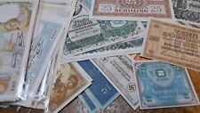 WW2 Reproduktion Banknoten - Reenactment & Taschenwurf VERSCHIEDENE NATIONEN