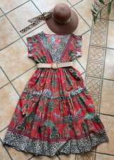 Tolles Kleid Gr.S/M neu(Gürtel+Hut schenke ich dazu) Afrika Style
