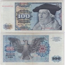 T147229 Banknote 100 DM
