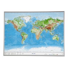 Georelief Weltkarte 3D