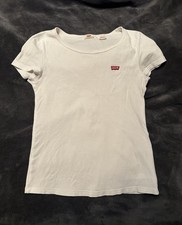 Levi‘s Damen T-Shirt Weiß Gr. XS