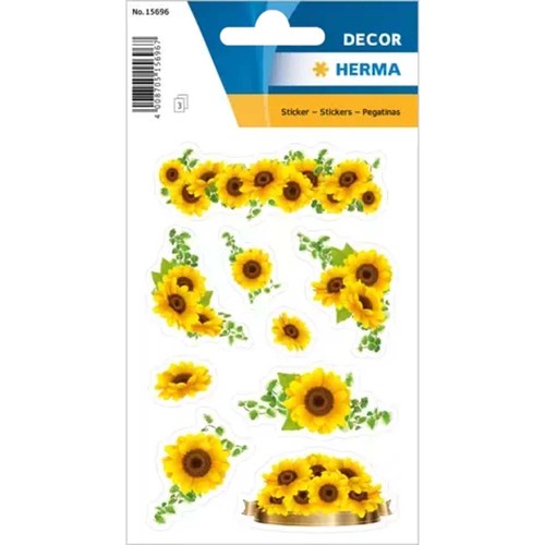 Sticker sonnenblumen stück - sonnenblumen,