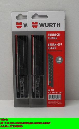 Stk würth abbrechklingen - stk.,
