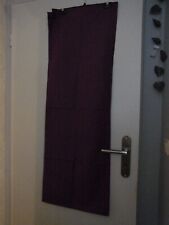 3x Flächenvorhang Schiebegardine 43,5cm x 2,8cm weiß lila Schiebevorhang