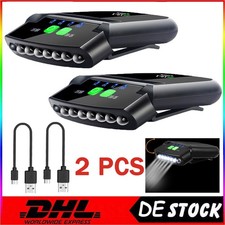 LED Stirnlampe Clip Auf Kappe