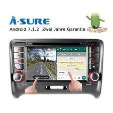 7" Android AutoRadio DVD Player GPS Navi 2G Mirrorlink für Audi TT 8J 2006-2012