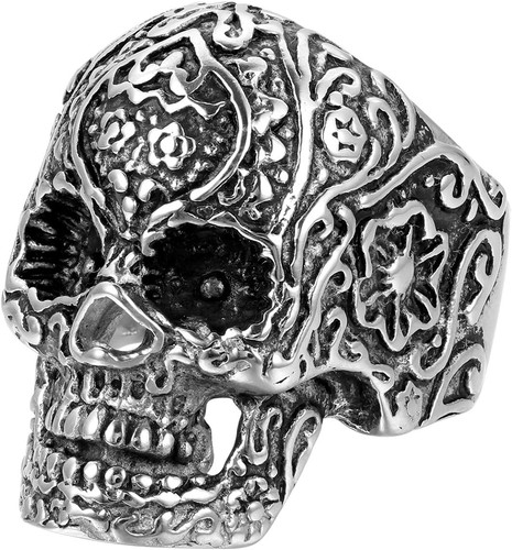 Herrenring totenkopf ring - totenkopf,