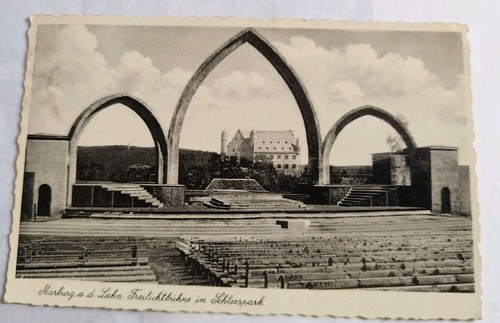 Ansichtskarte aus marburg - ansichtskarte,