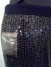 Ella Singh Luxus Pailletten Hose M 38 Glamour Vintage Abendmode Unikat 80er 90er