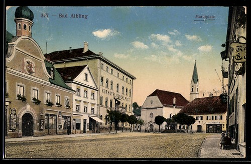 Ansichtskarte bad aibling - ansichtskarte,
