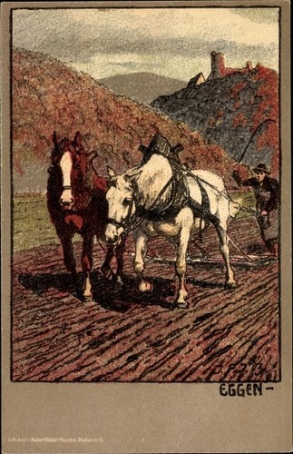 Künstler litho eggen bauer - künstler, eggen,