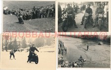 H597 Fotos-Karten GST Magdeburg SBZ  BMW AWO EMW MZ Motorrad Günter Helmecke