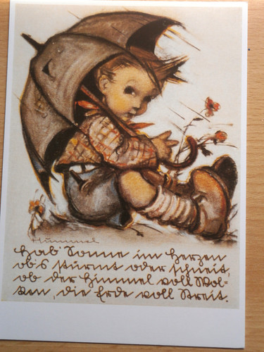 Hummel postkarte vintage - postkarte,