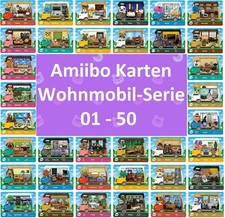 Animal Crossing Amiibo Karten / WoMo 01-50 / Wohnmobil + Sanrio New Horizon