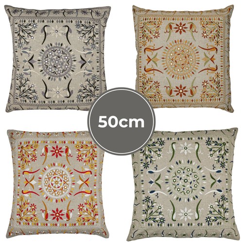 4er set zierkissen dekokissen - set,