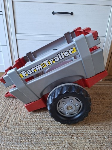 Rolly farm trailer - rot, silber