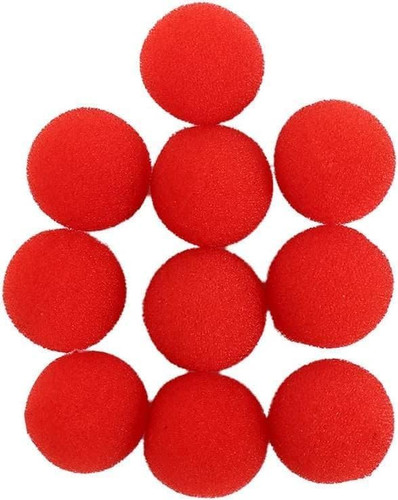 Stück rote schwammbälle - 10,