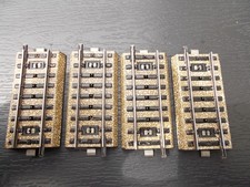 * Märklin HO * 4 Stück - M-Gleis 5129 * gerade * 7 cm * gebraucht *