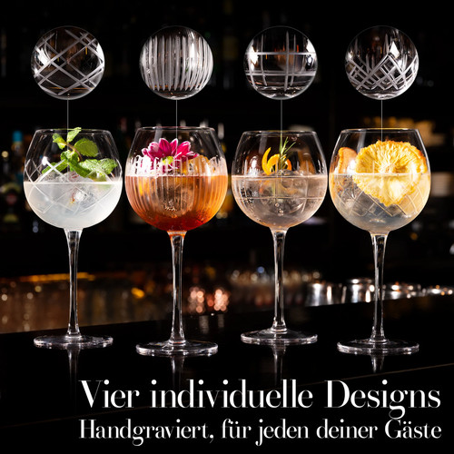 Liedlich gin cocktailgläser - gin, &