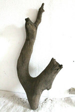 Schwemmholz Treibholz Skulptur - sehr schön-  L 44 cm Treibgut Lampe Engel