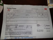 DB Ticket von Amsterdam nach Berlin 