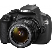 Canon EOS 1200D / Rebel T5 18.0 MP SLR-Digitalkamera - Schwarz (Kit m/ EF-S...