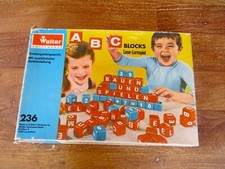 Walter Altes Holzspielzeug ABC Blocks 236