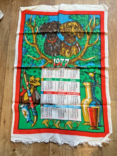 Ddr stoffkalender 1977 - stoffkalender,