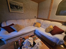 Ecksofa / Couch mit Schlaffunktion + ein Sessel 265 cm / 235 cm 