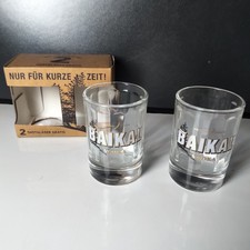 2x Baikal Vodka Shot Gläser