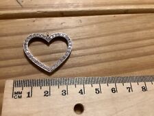 Thomas Sabo RAR Herz charm Anhänger groß Zirkonia 925 Silber mit Fehler