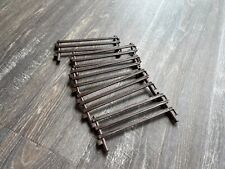 5x Schleich Zaunelemente Koppel braun