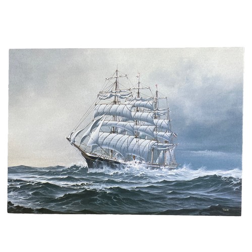 Postkarte schiff passat - postkarte,