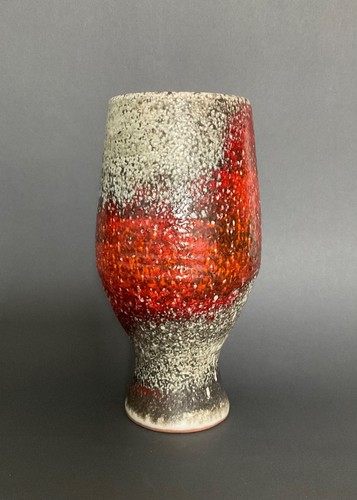 Mid century fat lava vase - fat, 