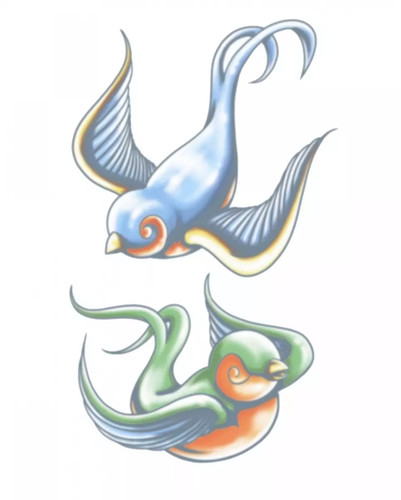 Vintage klebetattoo mit - vintage,