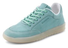 Marken Damen Sneaker Schnürhalbschuh Freizeitschuh Leder Gr. 37 mintgrün 