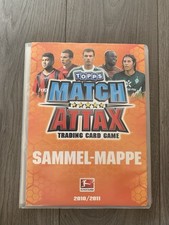 Bundesliga Match Attax TOPPS Sammelmappe mit Karten - Saison 2010/2011