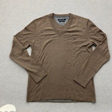 Marc O'Polo Strick Herren Pullover S Braun Sweater Schurwolle Wolle