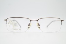 Brille Stepper SI-60070 TITANIUM Bronze Gold Halbrand Brillengestell Neu