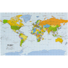 Politische Weltkarte in