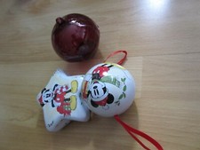 3x Mickey Mouse Dosen Blechdosen Stern Weihnachten + Bonbondose Tupperware