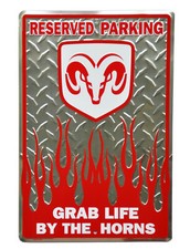 Schild Dodge Ram Logo 46 x 31