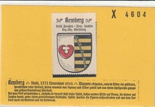 Reklamemarke Wappen von Kemberg / Sachsen-Anhalt (Q224)