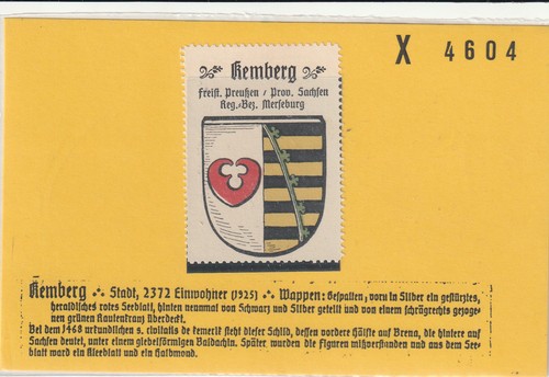 Reklamemarke wappen von - reklamemarke,