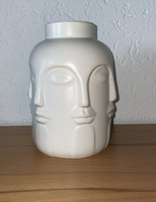 Neu Keramik Vase Gesichter Jonathan Adler Original ? Dekovase ähnlich Dora Maar