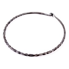 Geschmiedeter Torque - Halsring, Halsreif aus Eisen. Germanen, Kelten, Wikinger