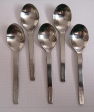 Lufthansa Bordbesteck - 5 Kaffeelöffel Edelstahl - Karnagel Hepp (79-81)