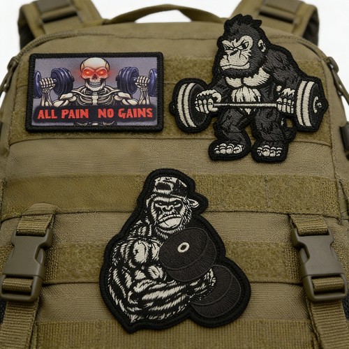 Muskulöser gorilla totenkopf - gorilla,