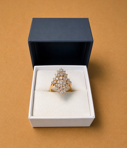 Damen 14k gold - gold, ring