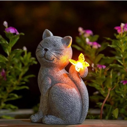 Solar katze figuren - katze,